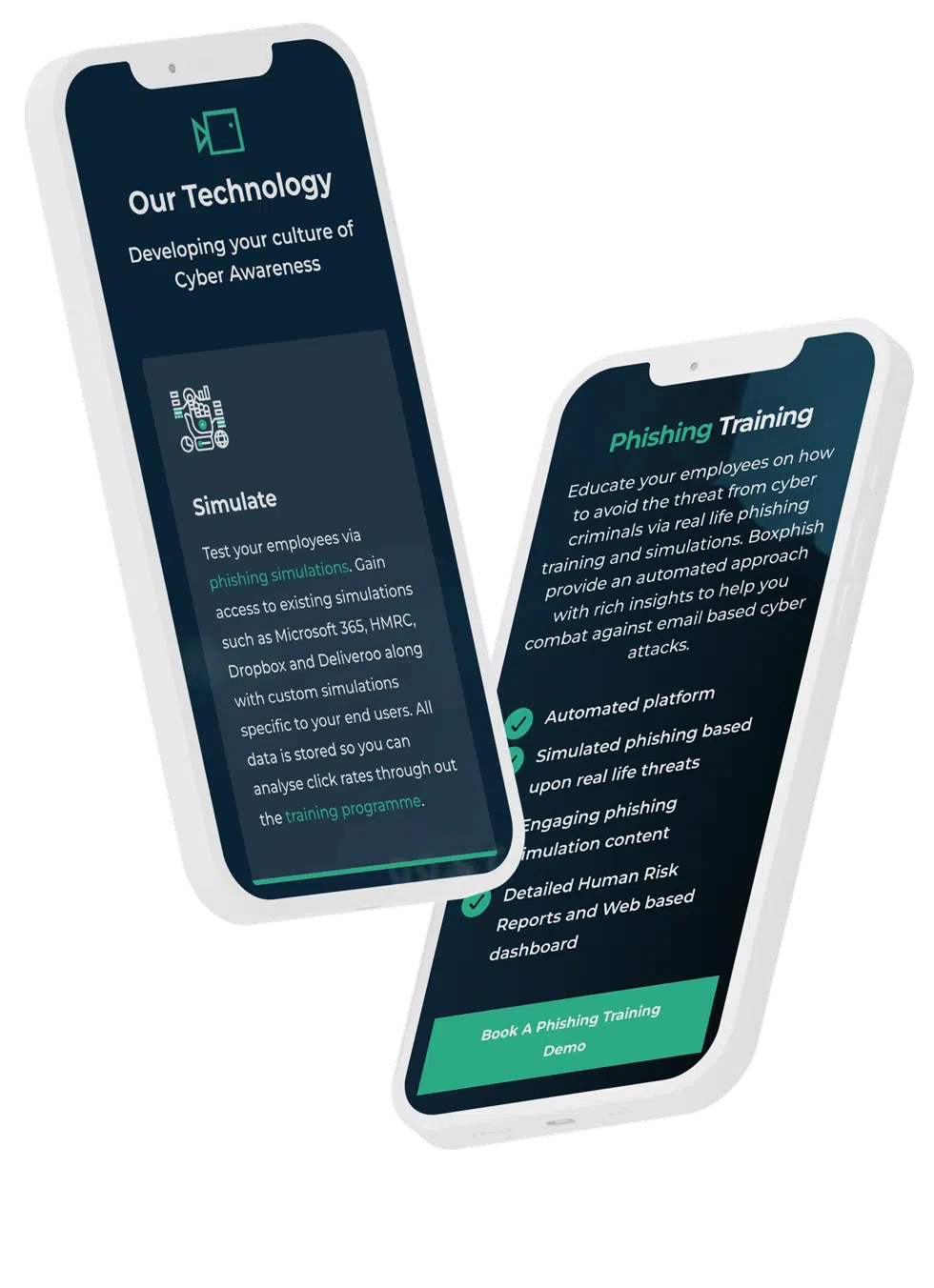 WebBottom mobile designs
